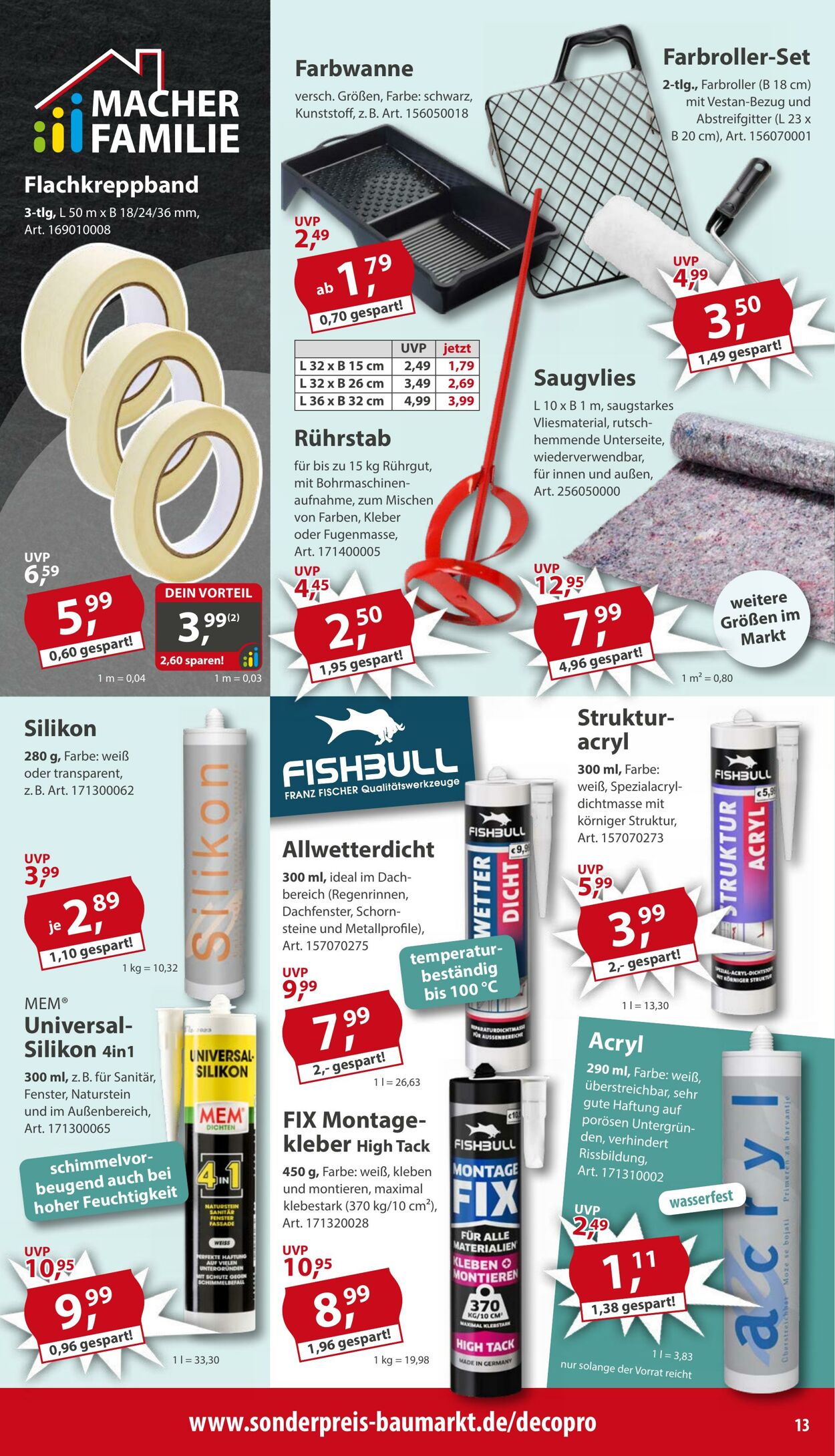 Prospekt Sonderpreis Baumarkt 20.09.2025 - 04.10.2025