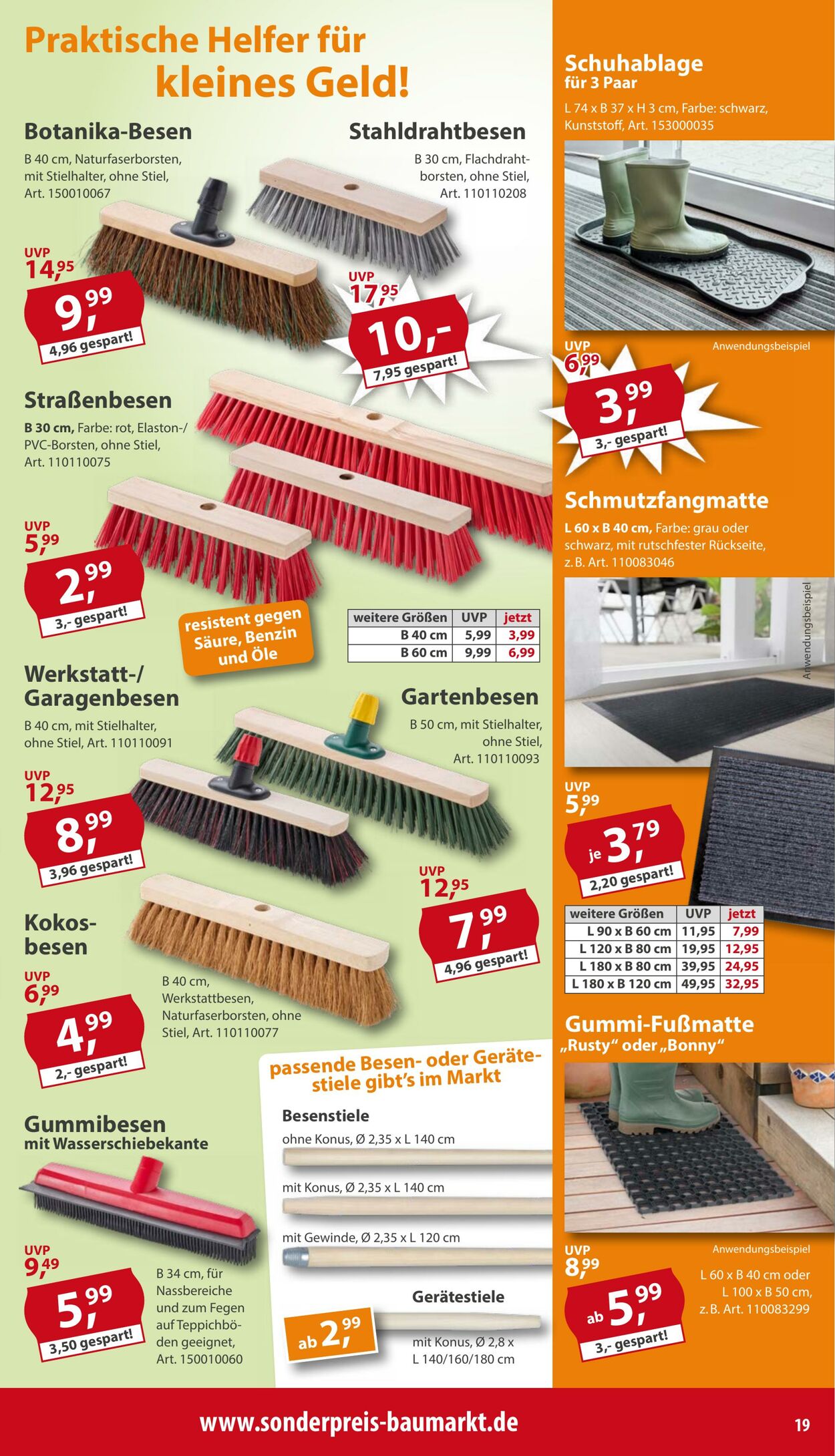 Prospekt Sonderpreis Baumarkt 20.09.2025 - 04.10.2025