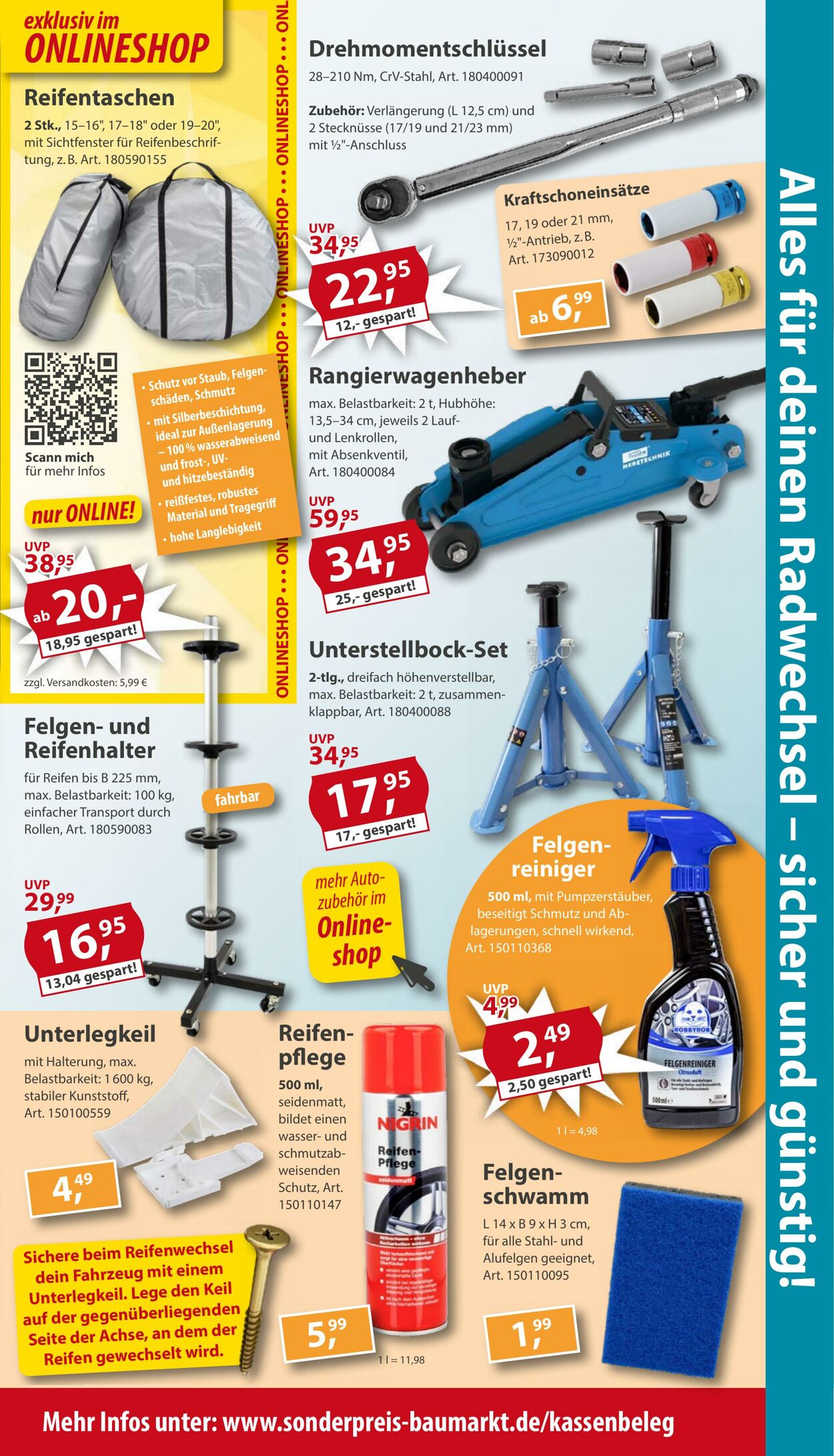 Prospekt Sonderpreis Baumarkt 20.09.2025 - 04.10.2025
