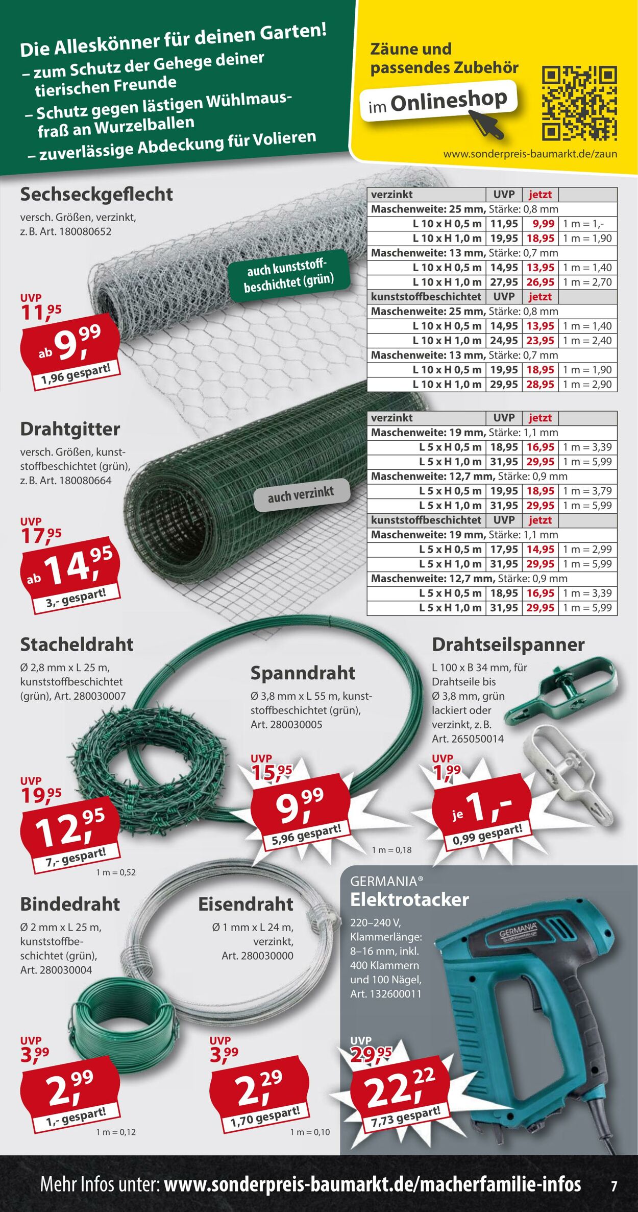 Prospekt Sonderpreis Baumarkt 20.09.2025 - 04.10.2025