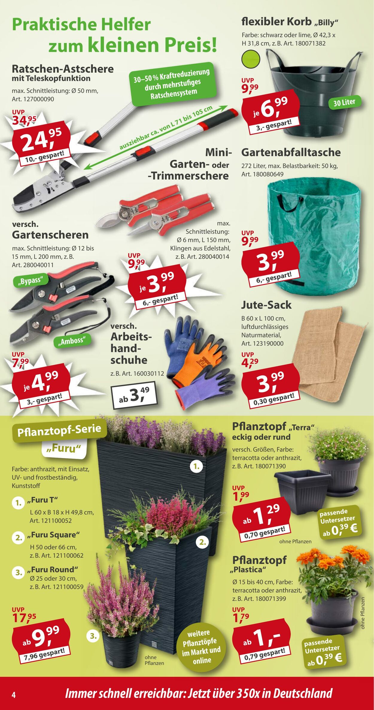 Prospekt Sonderpreis Baumarkt 20.09.2025 - 04.10.2025