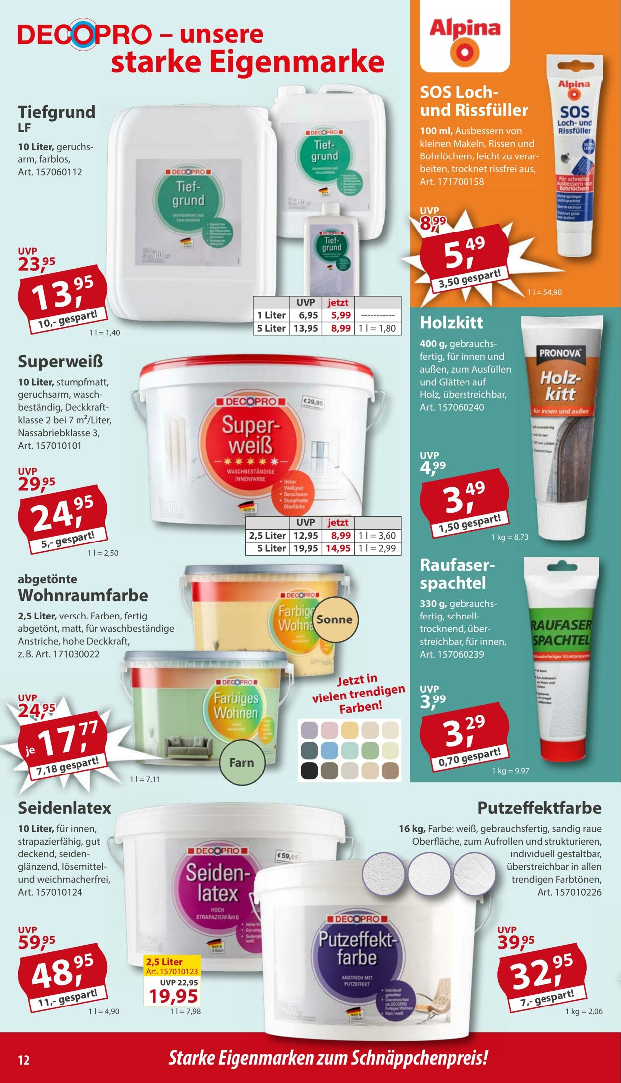 Prospekt Sonderpreis Baumarkt 20.09.2025 - 04.10.2025