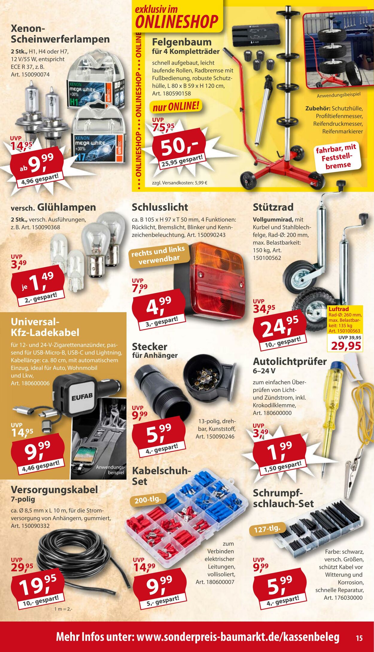 Prospekt Sonderpreis Baumarkt 27.09.2025 - 11.10.2025