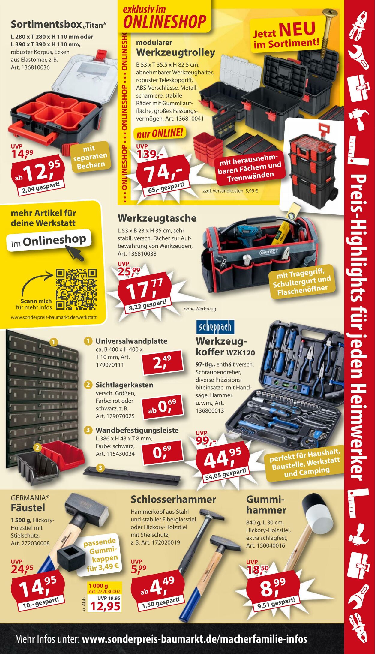 Prospekt Sonderpreis Baumarkt 27.09.2025 - 11.10.2025
