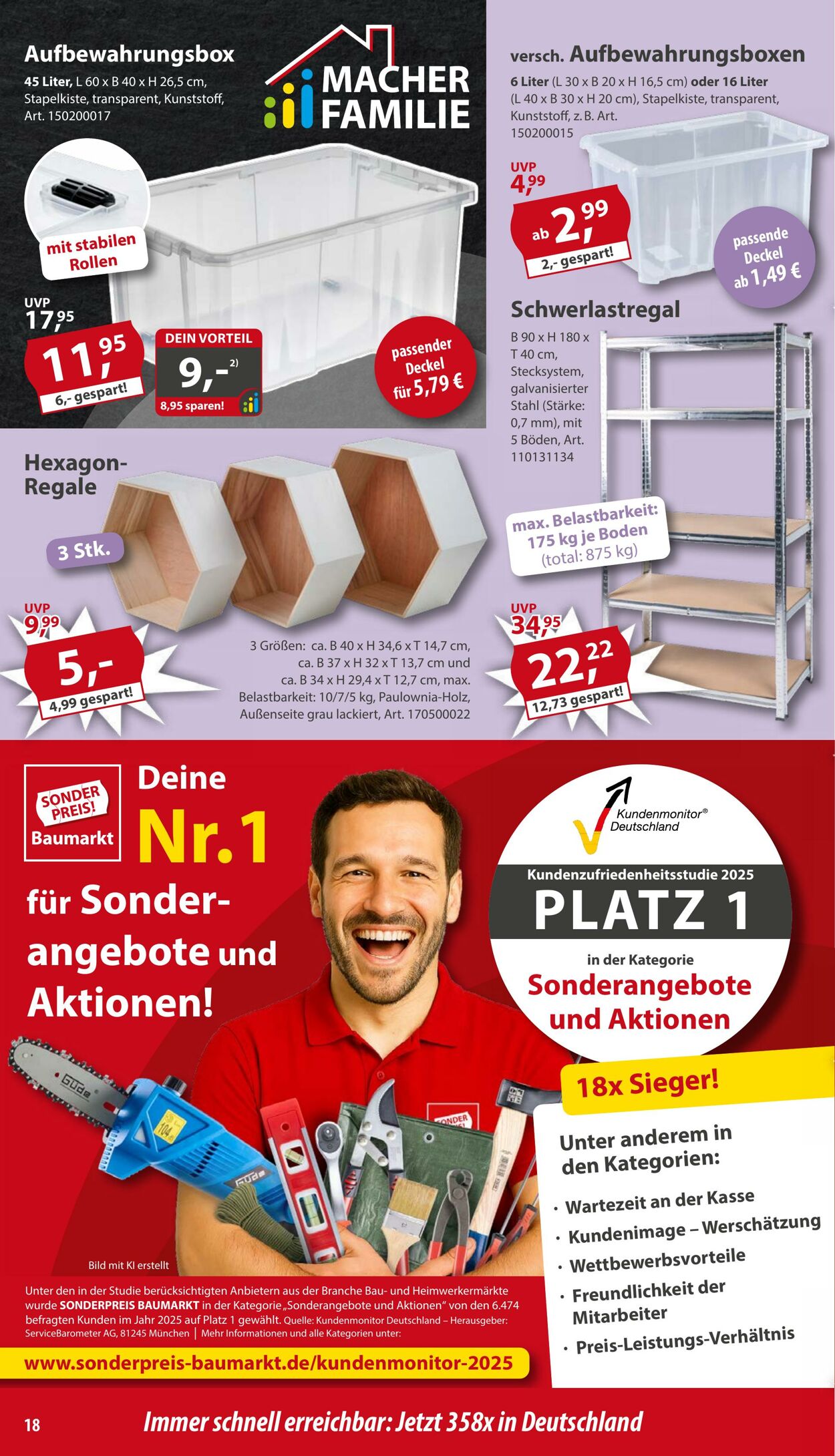 Prospekt Sonderpreis Baumarkt 27.09.2025 - 11.10.2025