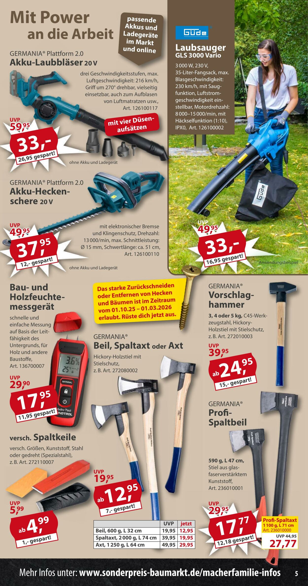 Prospekt Sonderpreis Baumarkt 27.09.2025 - 11.10.2025