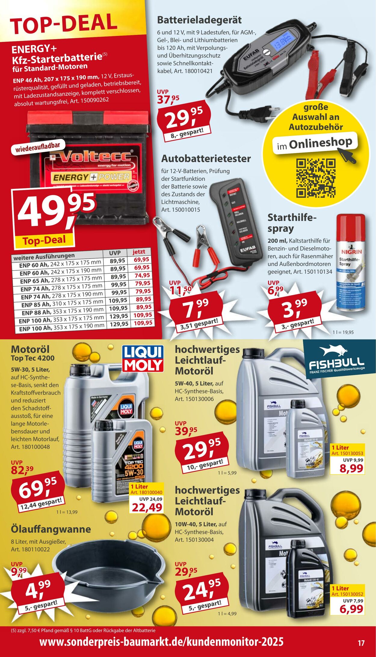 Prospekt Sonderpreis Baumarkt 11.10.2025 - 25.10.2025