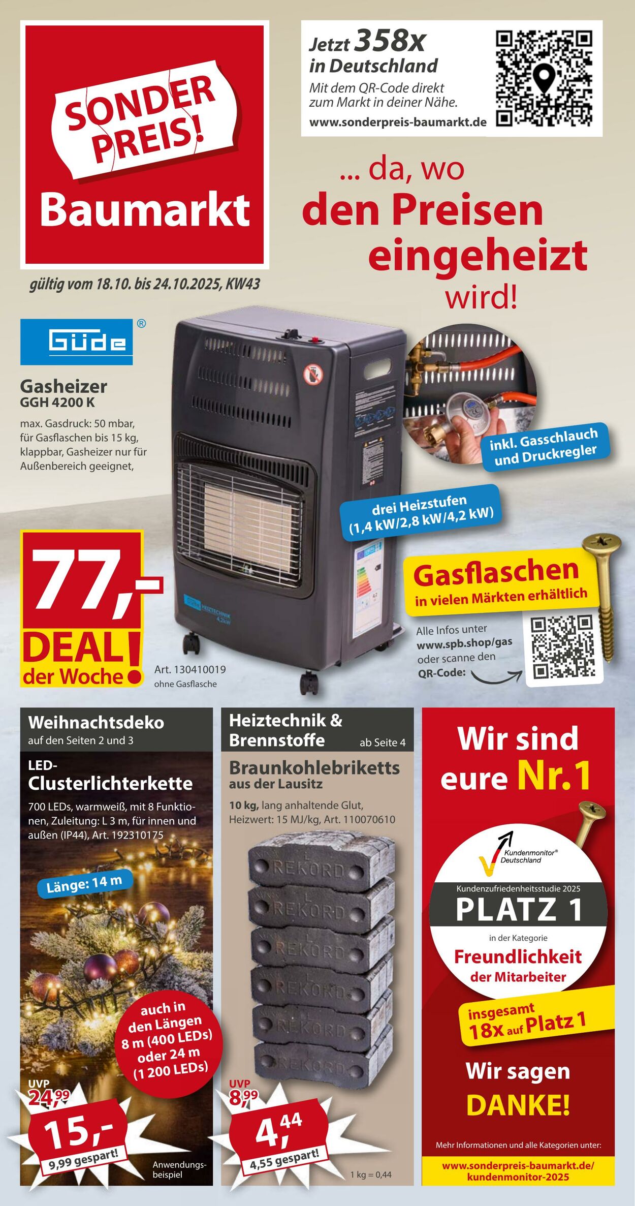 Prospekt Sonderpreis Baumarkt 11.10.2025 - 25.10.2025