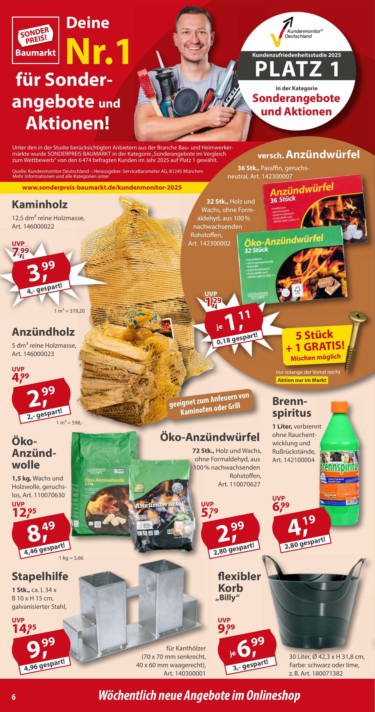 Prospekt Sonderpreis Baumarkt 11.10.2025 - 25.10.2025