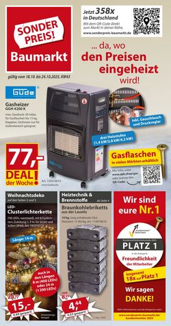 Prospekt Sonderpreis Baumarkt 11.10.2025 - 25.10.2025