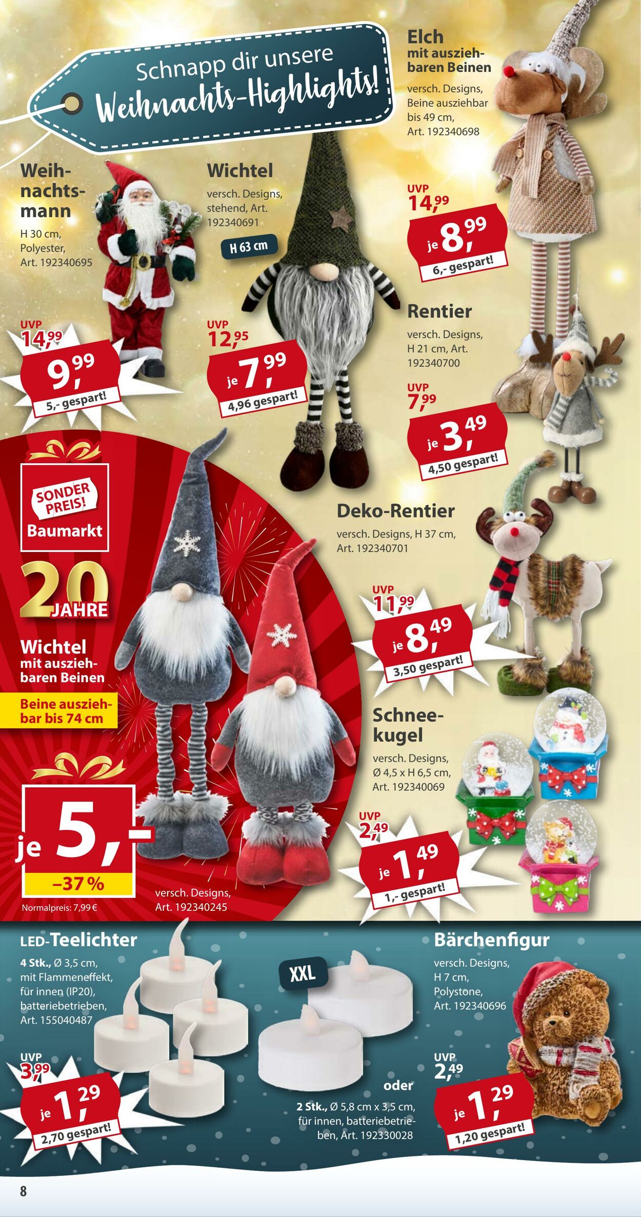 Prospekt Sonderpreis Baumarkt 08.11.2025 - 22.11.2025