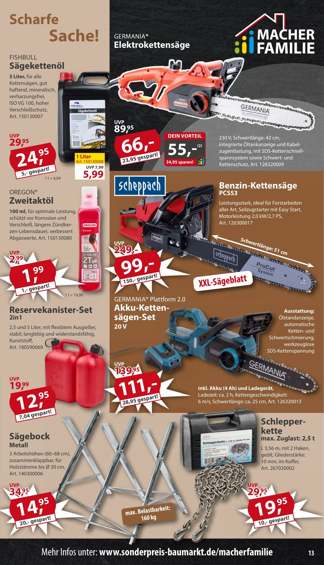 Prospekt Sonderpreis Baumarkt 08.11.2025 - 22.11.2025