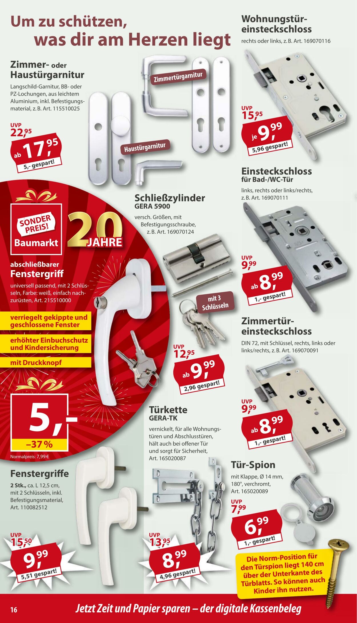 Prospekt Sonderpreis Baumarkt 08.11.2025 - 22.11.2025