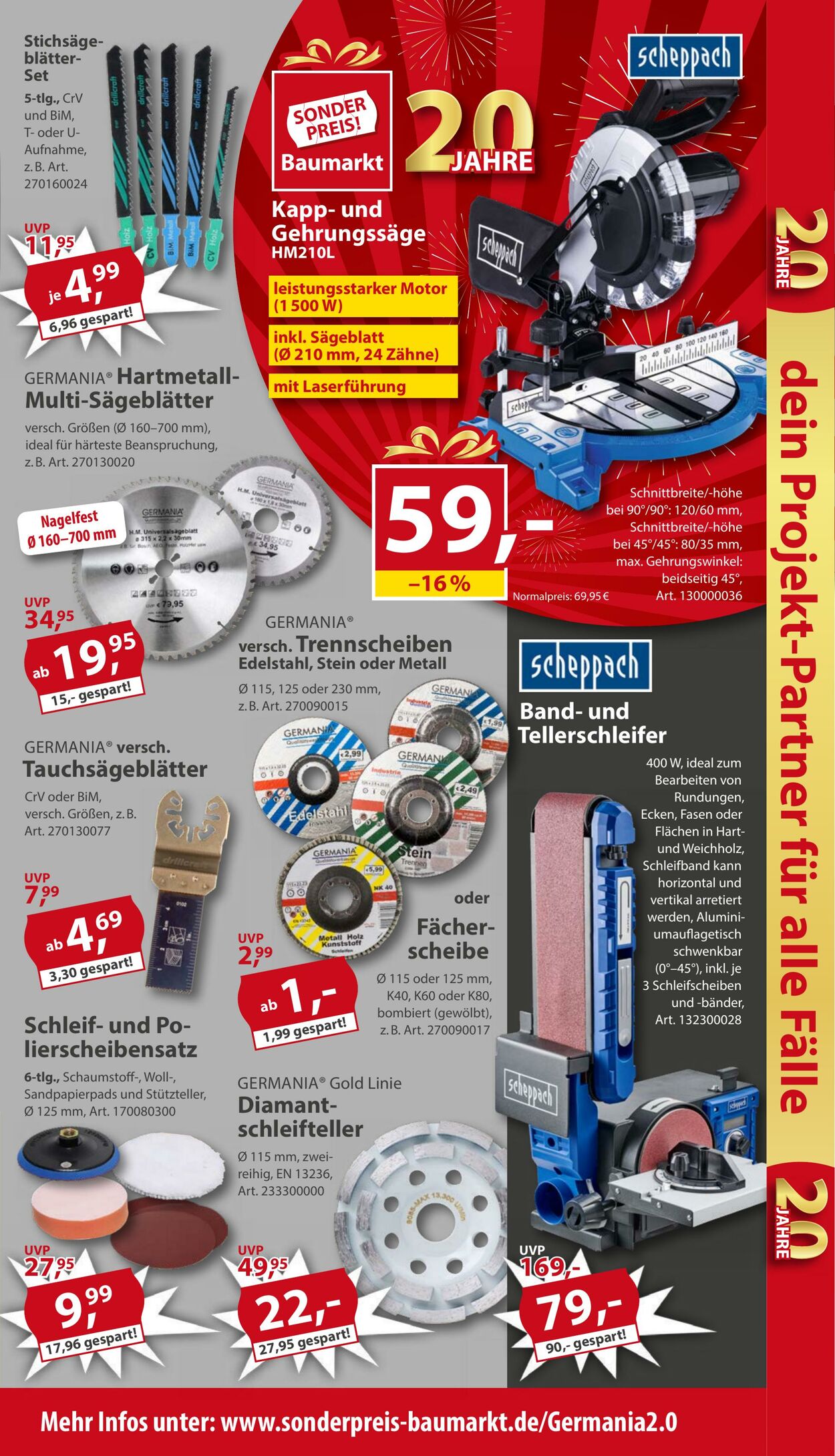 Prospekt Sonderpreis Baumarkt 08.11.2025 - 22.11.2025
