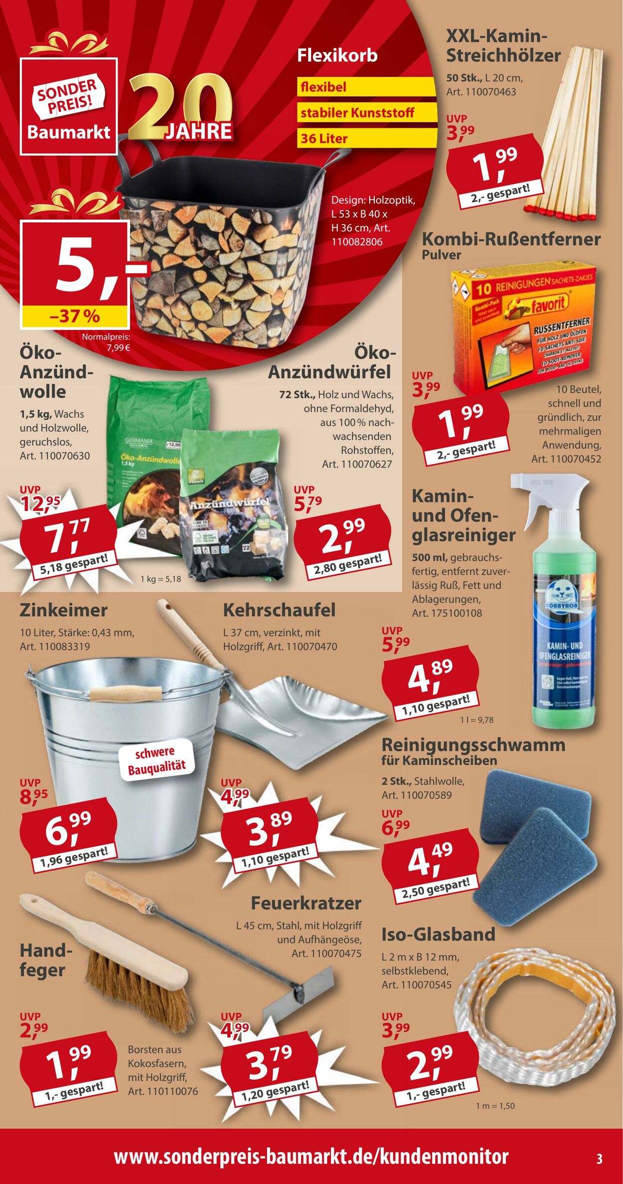 Prospekt Sonderpreis Baumarkt 08.11.2025 - 22.11.2025