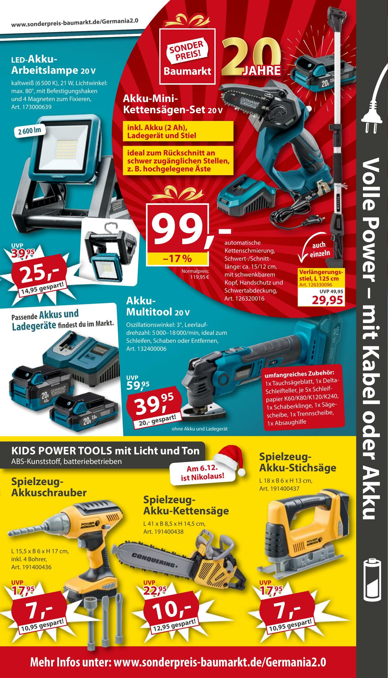Prospekt Sonderpreis Baumarkt 15.11.2025 - 29.11.2025