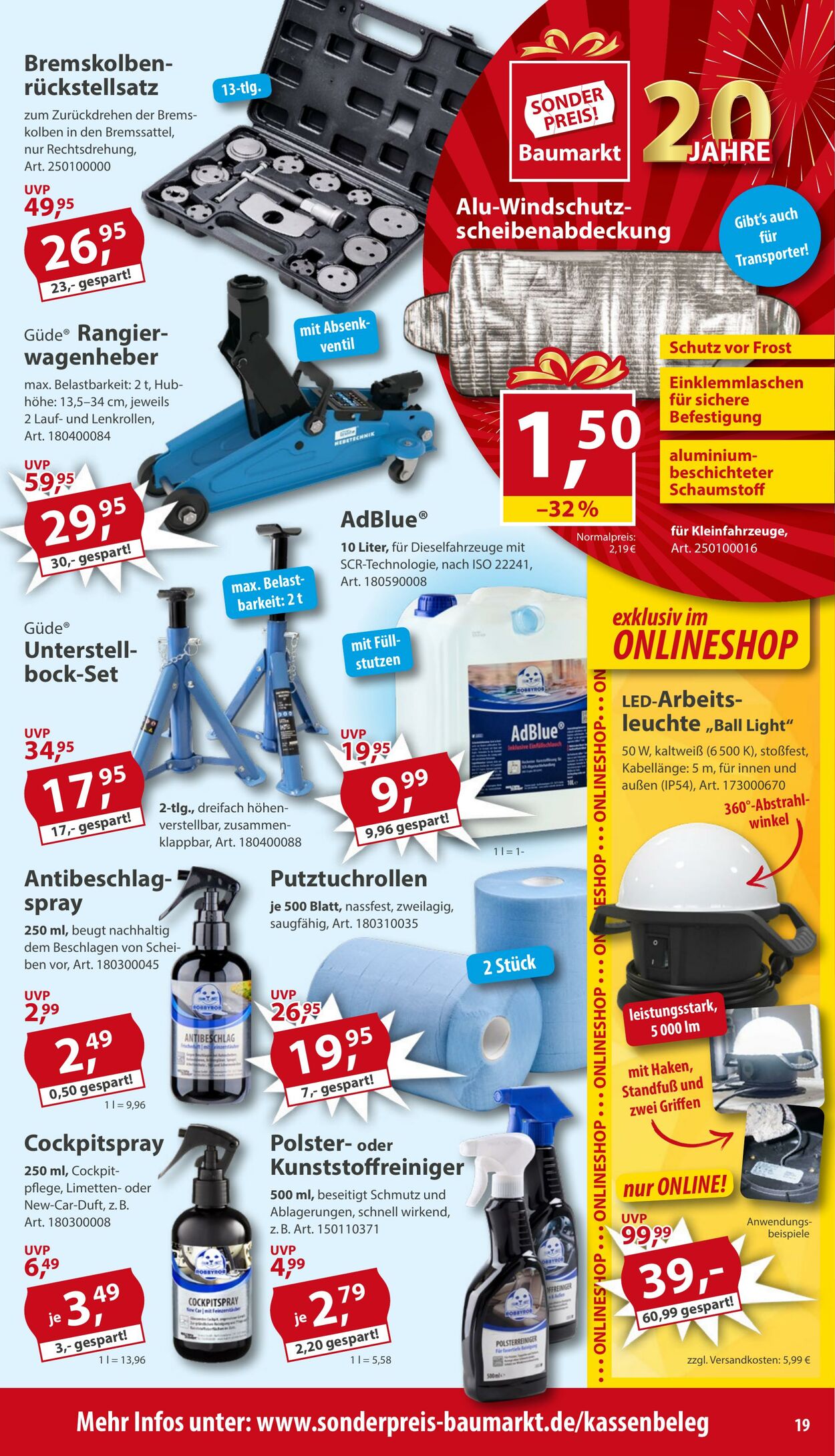 Prospekt Sonderpreis Baumarkt 15.11.2025 - 29.11.2025