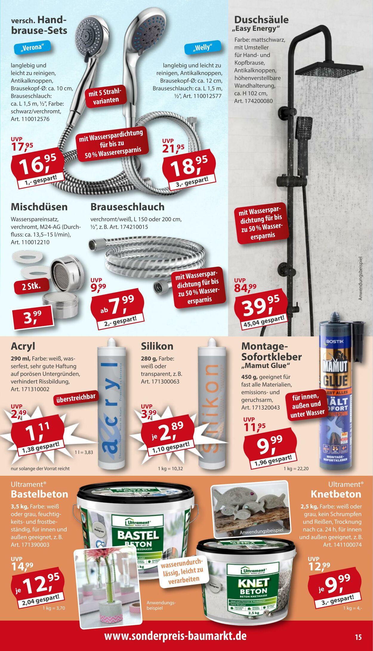 Prospekt Sonderpreis Baumarkt 15.11.2025 - 29.11.2025