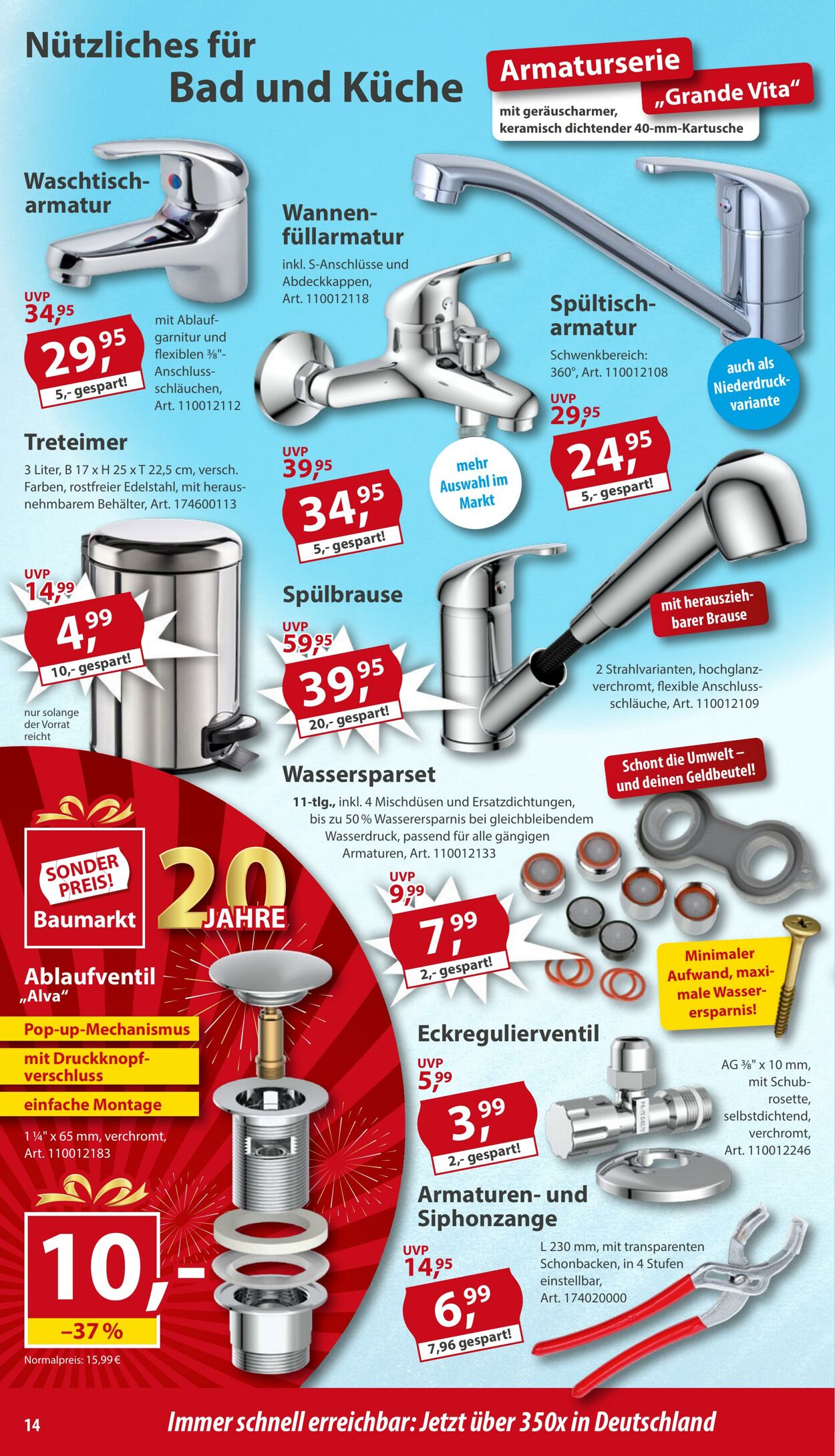 Prospekt Sonderpreis Baumarkt 15.11.2025 - 29.11.2025