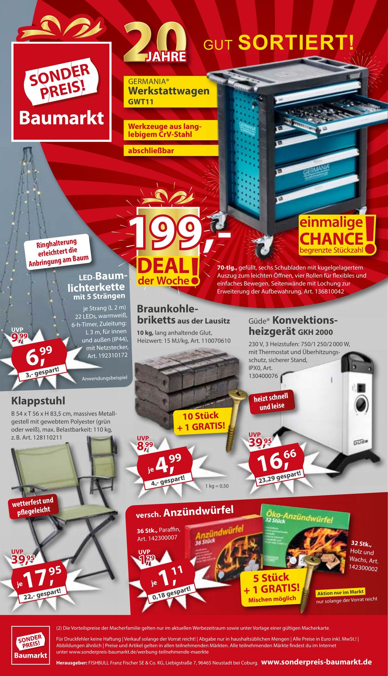 Prospekt Sonderpreis Baumarkt 22.11.2025 - 06.12.2025