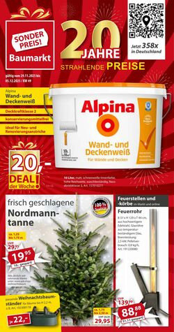 Prospekt Sonderpreis Baumarkt 22.11.2025 - 06.12.2025