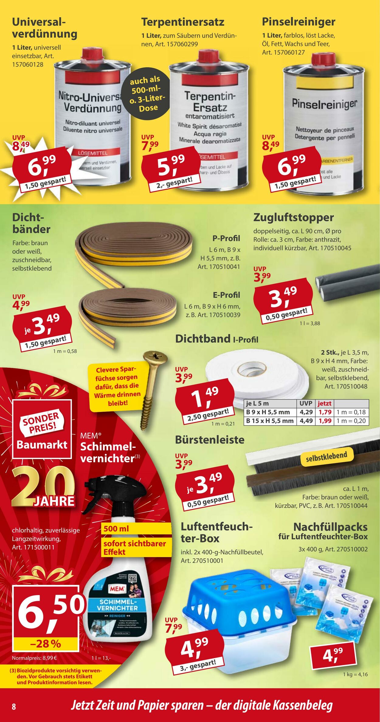 Prospekt Sonderpreis Baumarkt 29.11.2025 - 13.12.2025