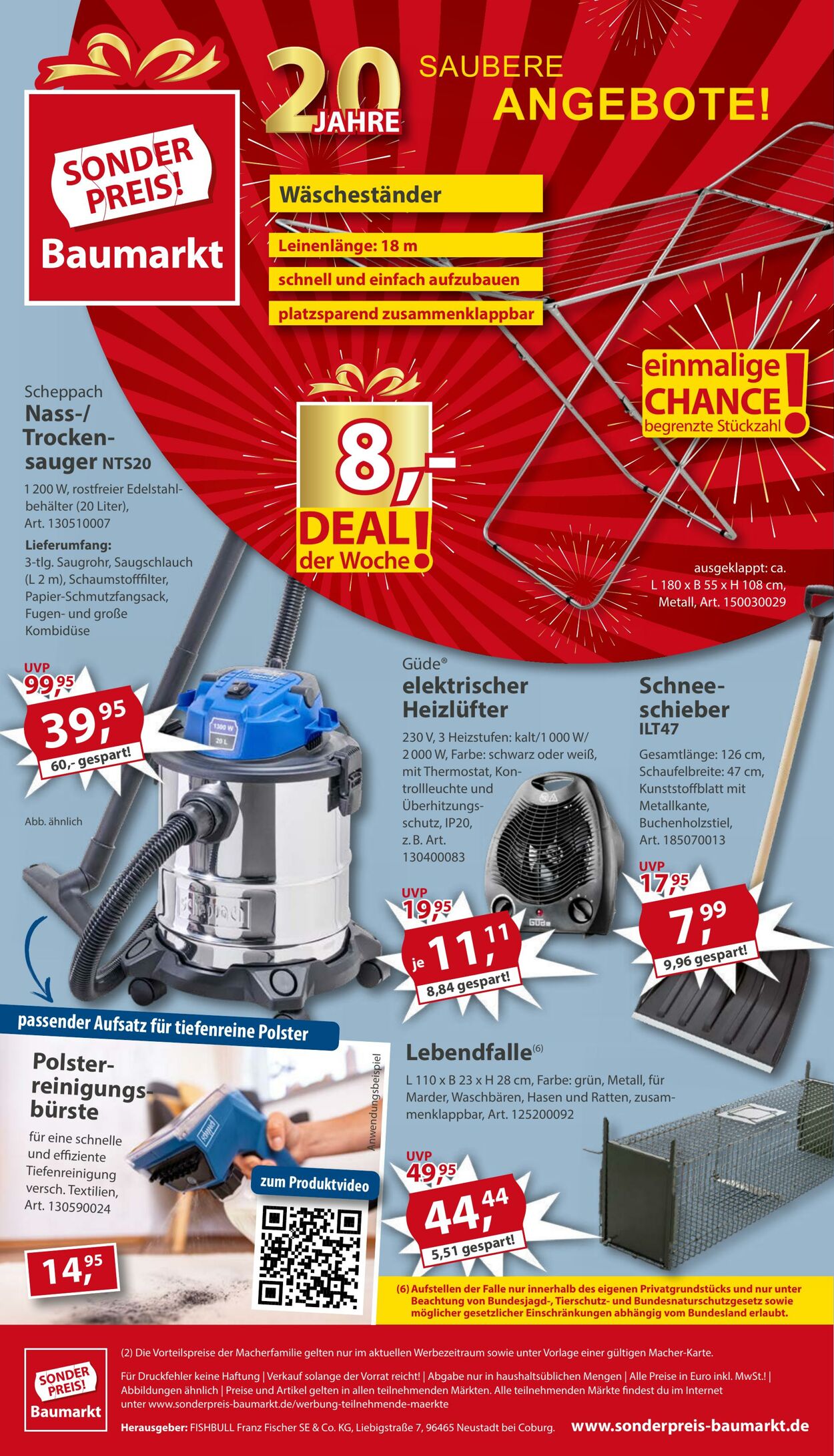 Prospekt Sonderpreis Baumarkt 29.11.2025 - 13.12.2025