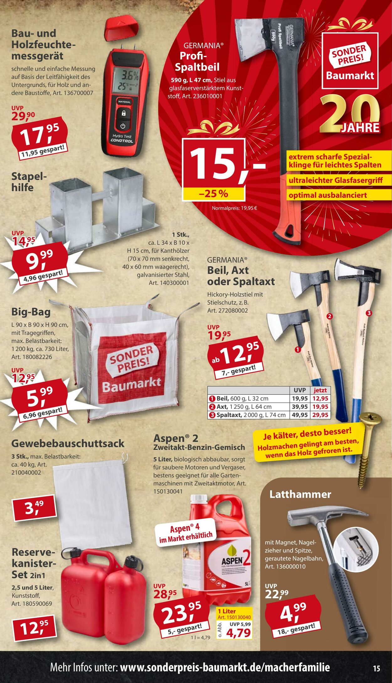Prospekt Sonderpreis Baumarkt 29.11.2025 - 13.12.2025