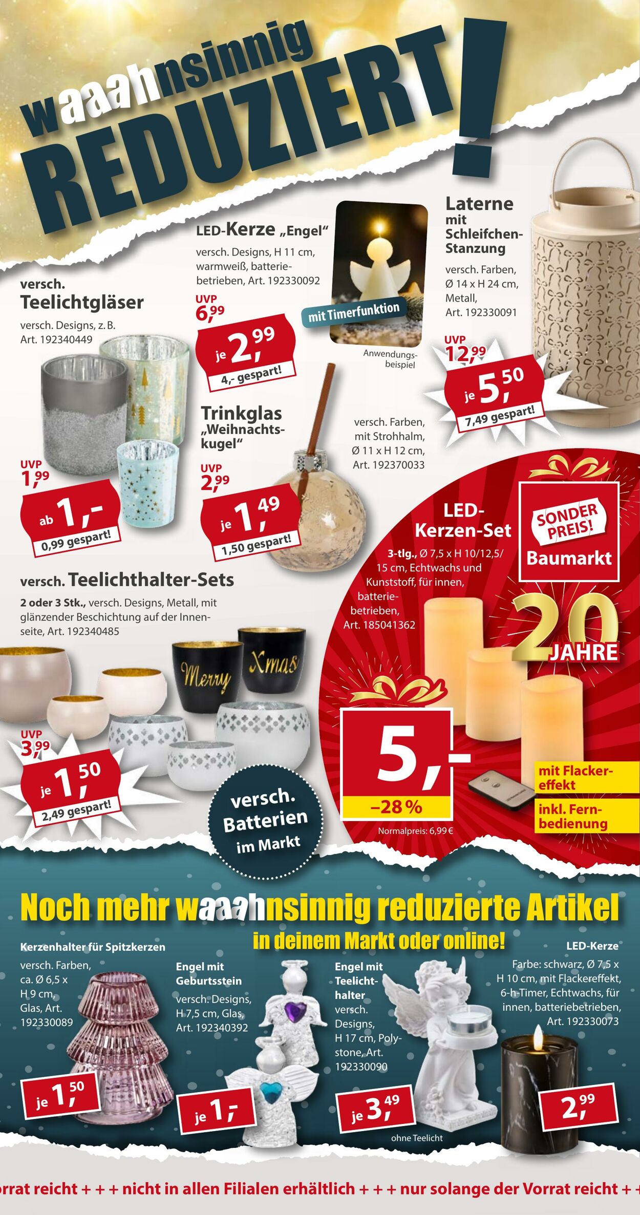 Prospekt Sonderpreis Baumarkt 29.11.2025 - 13.12.2025