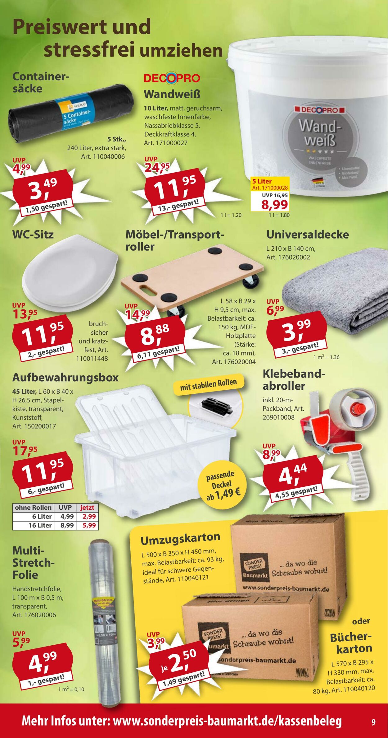 Prospekt Sonderpreis Baumarkt 29.11.2025 - 13.12.2025