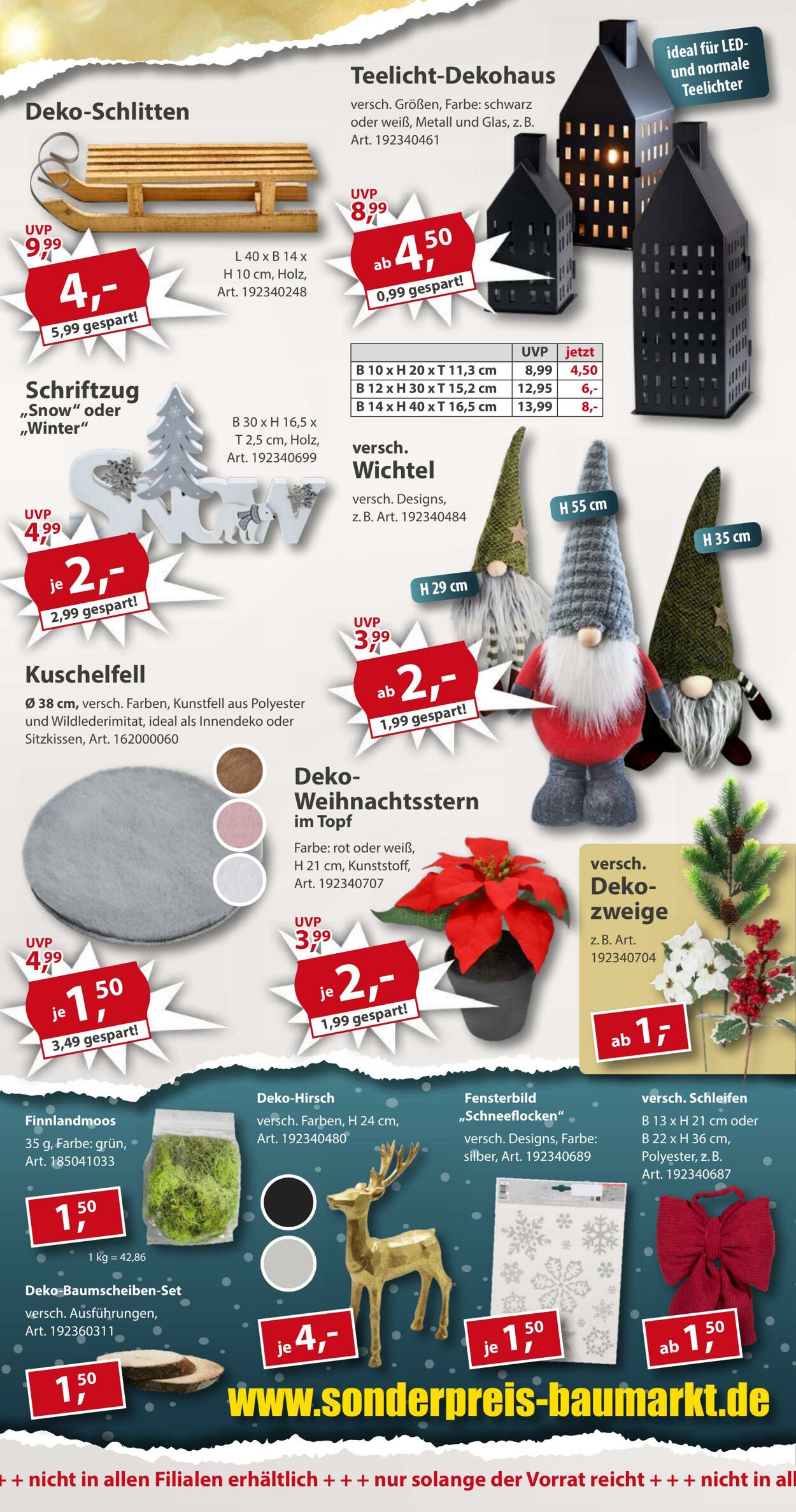 Prospekt Sonderpreis Baumarkt 29.11.2025 - 13.12.2025