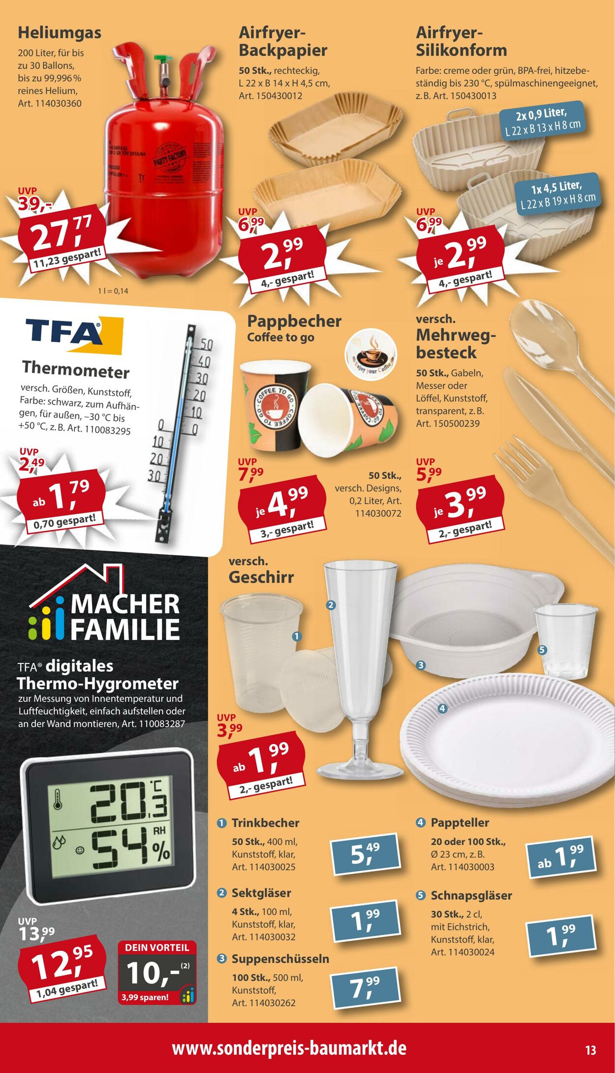 Prospekt Sonderpreis Baumarkt 29.11.2025 - 13.12.2025
