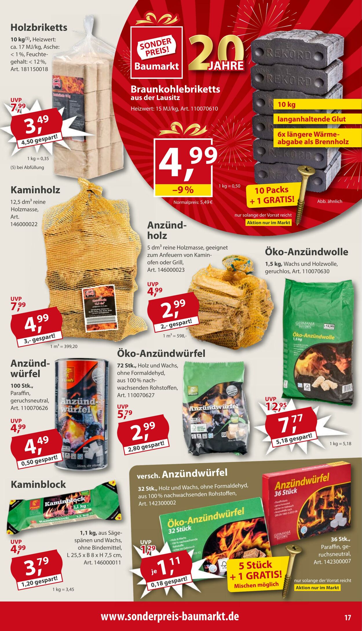 Prospekt Sonderpreis Baumarkt 29.11.2025 - 13.12.2025