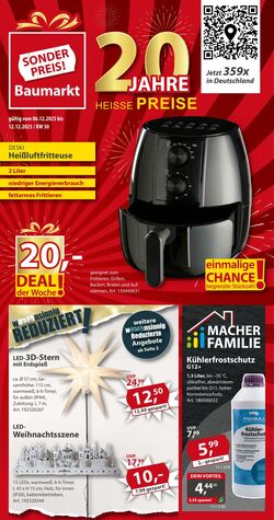 Prospekt Sonderpreis Baumarkt 29.11.2025 - 13.12.2025