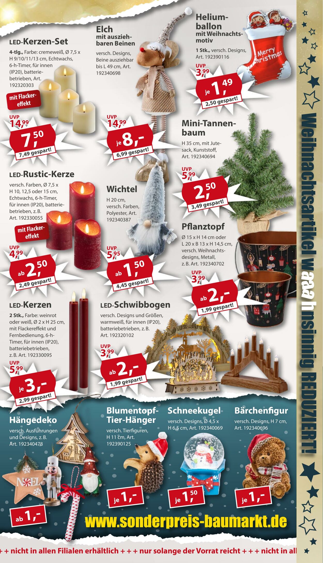 Prospekt Sonderpreis Baumarkt 06.12.2025 - 25.12.2025
