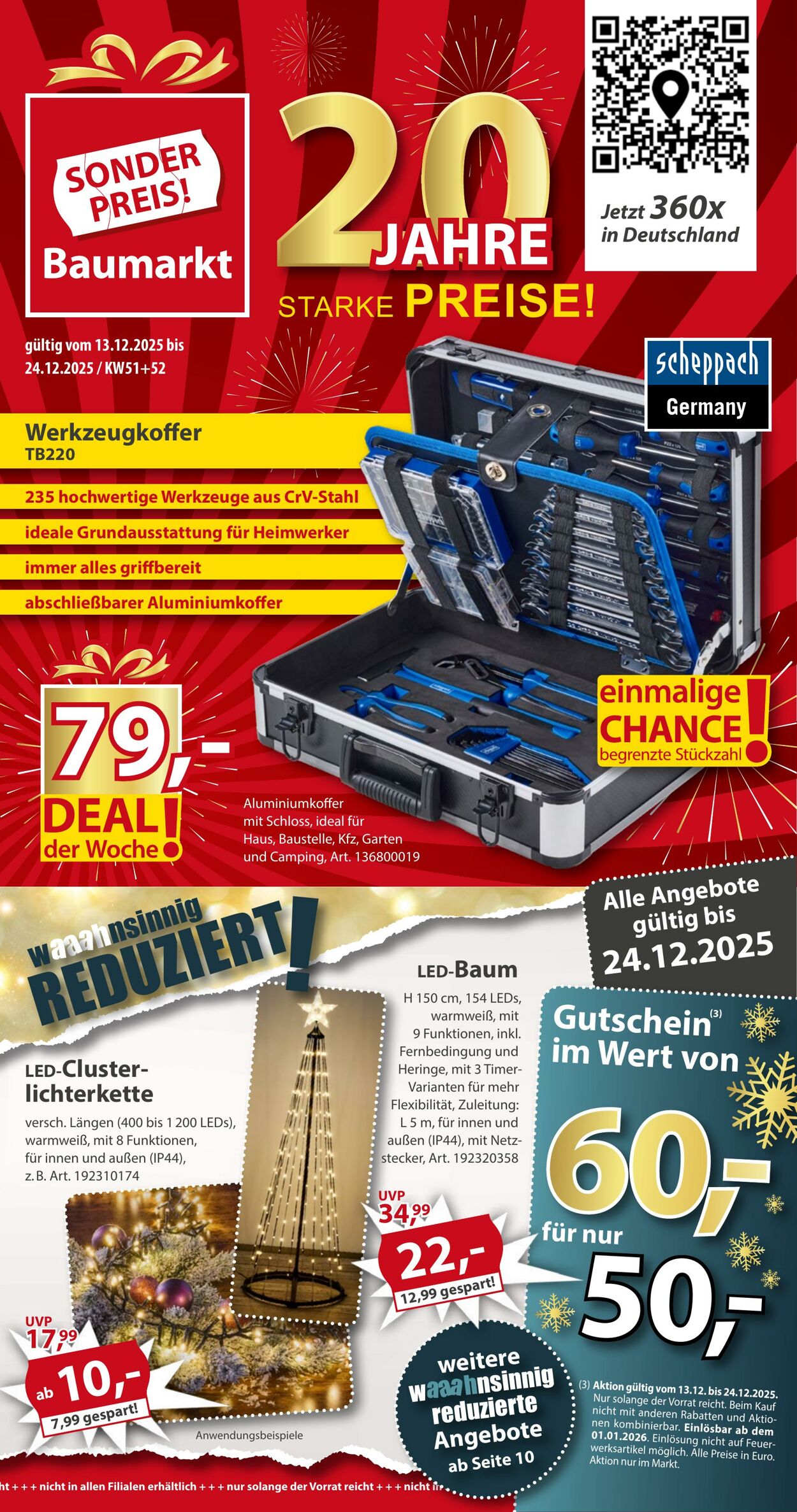 Prospekt Sonderpreis Baumarkt 06.12.2025 - 25.12.2025