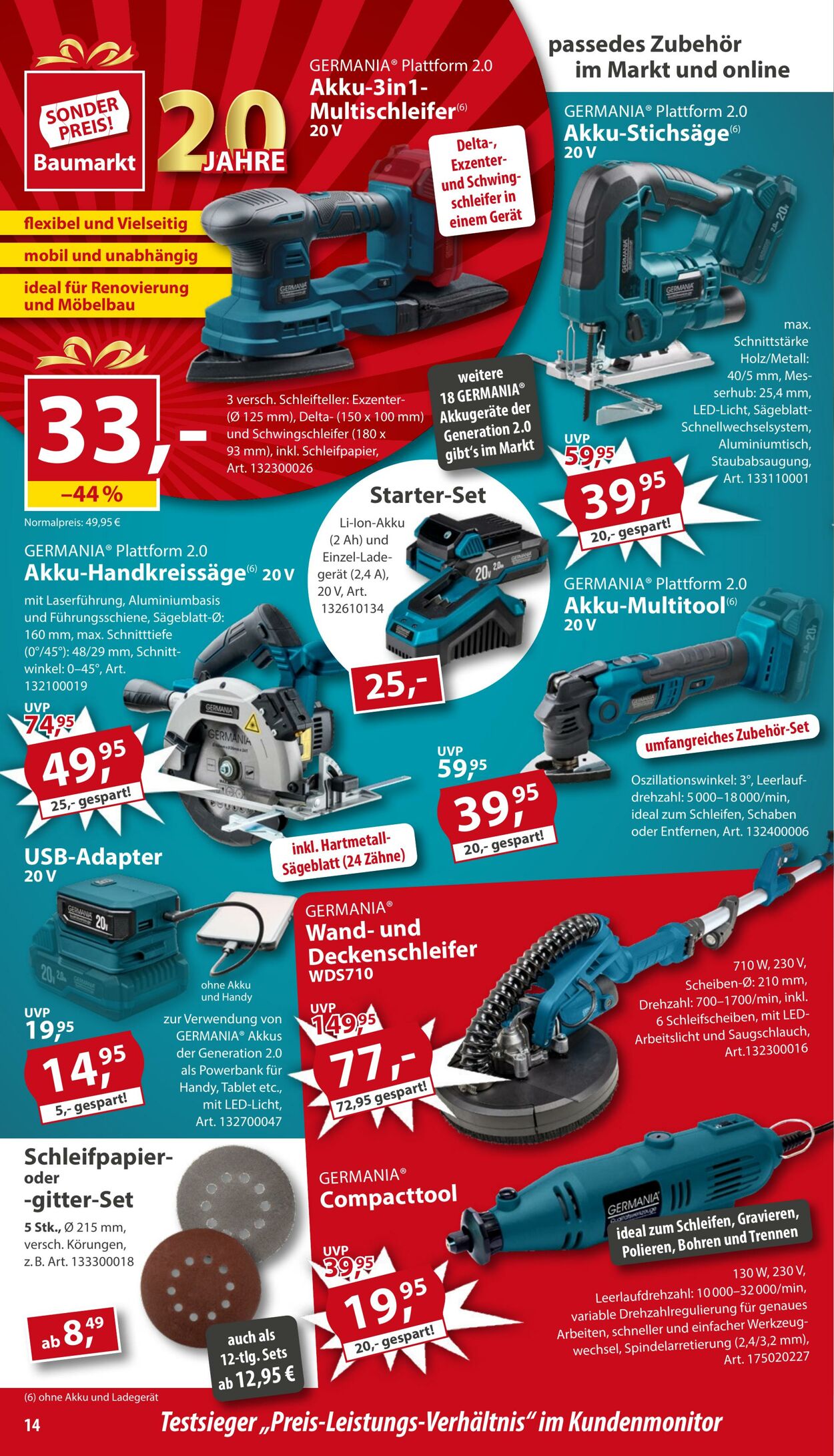 Prospekt Sonderpreis Baumarkt 06.12.2025 - 25.12.2025