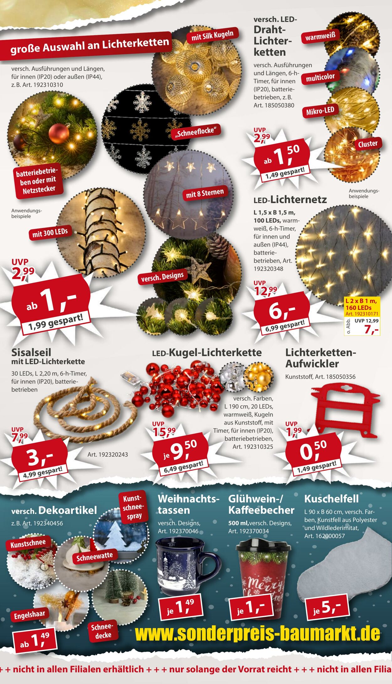 Prospekt Sonderpreis Baumarkt 06.12.2025 - 25.12.2025