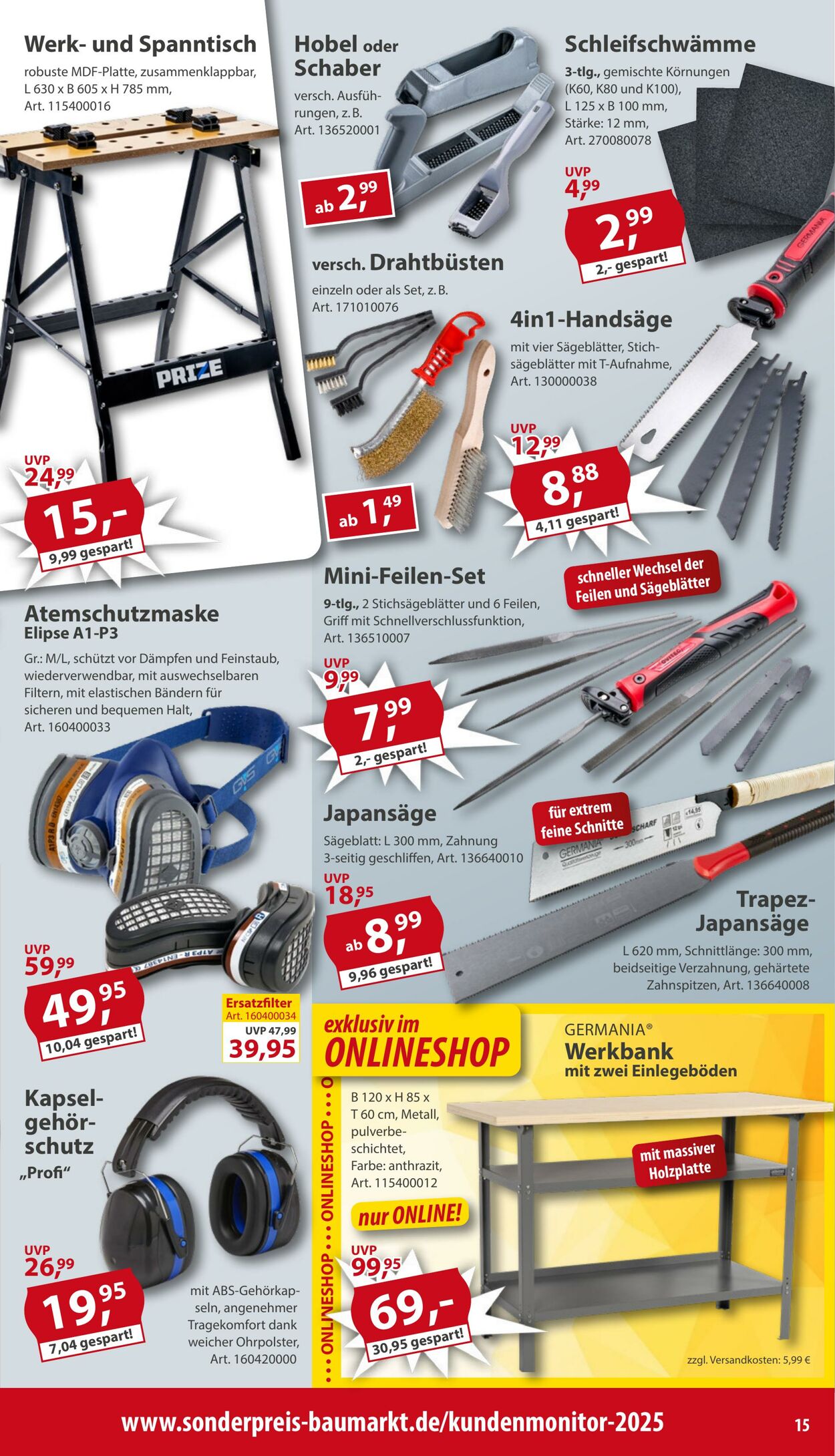 Prospekt Sonderpreis Baumarkt 06.12.2025 - 25.12.2025