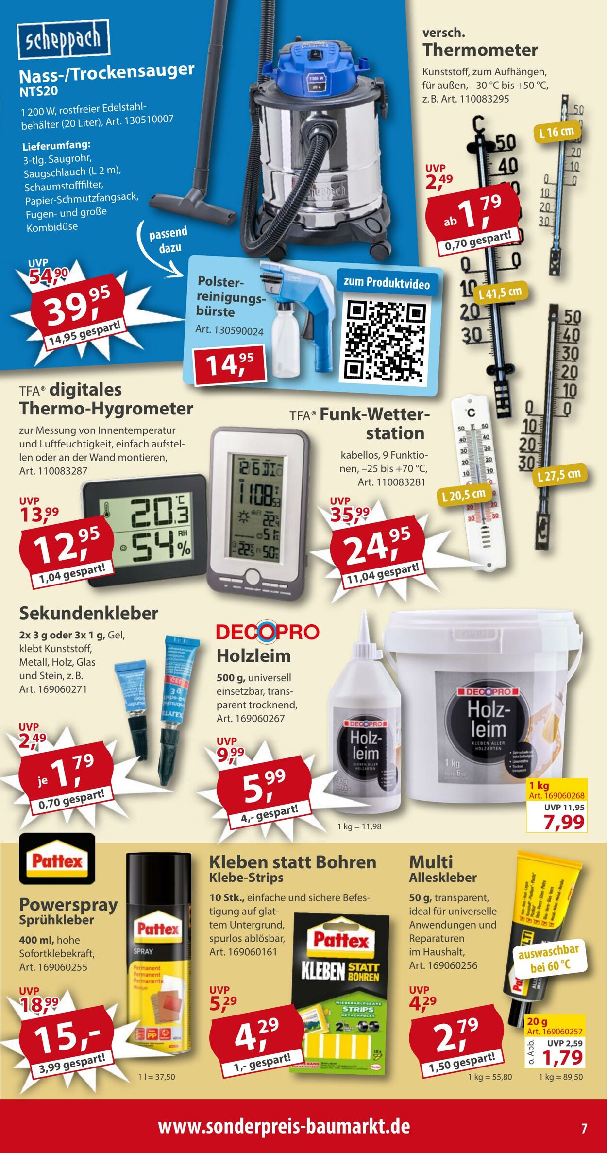 Prospekt Sonderpreis Baumarkt 21.02.2026 - 07.03.2026
