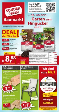 Prospekt Sonderpreis Baumarkt 21.02.2026 - 07.03.2026