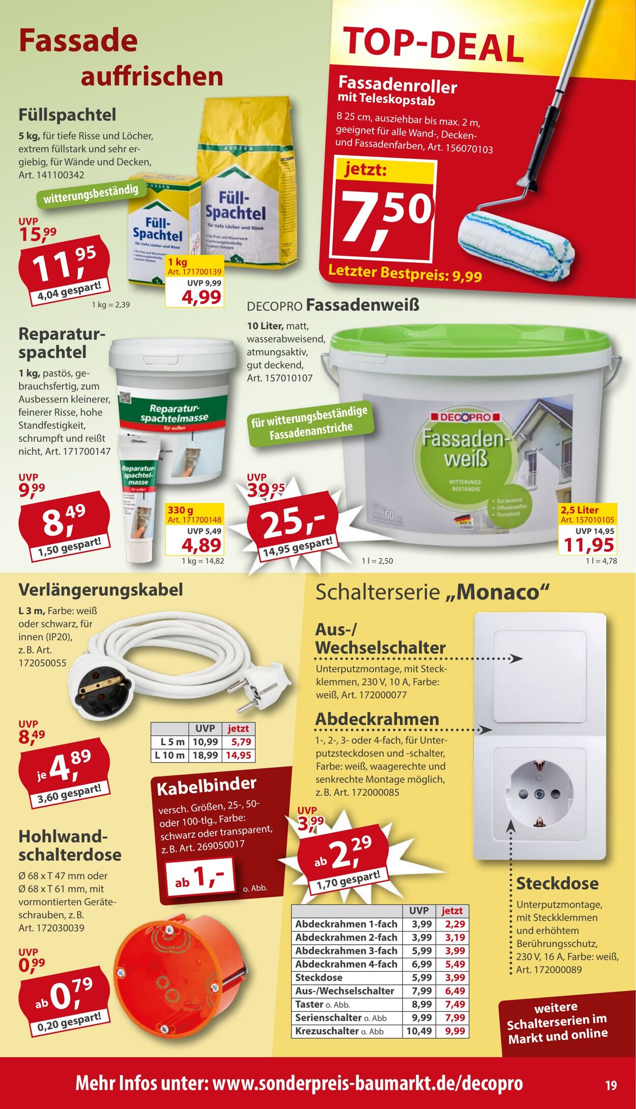 Prospekt Sonderpreis Baumarkt 28.02.2026 - 14.03.2026