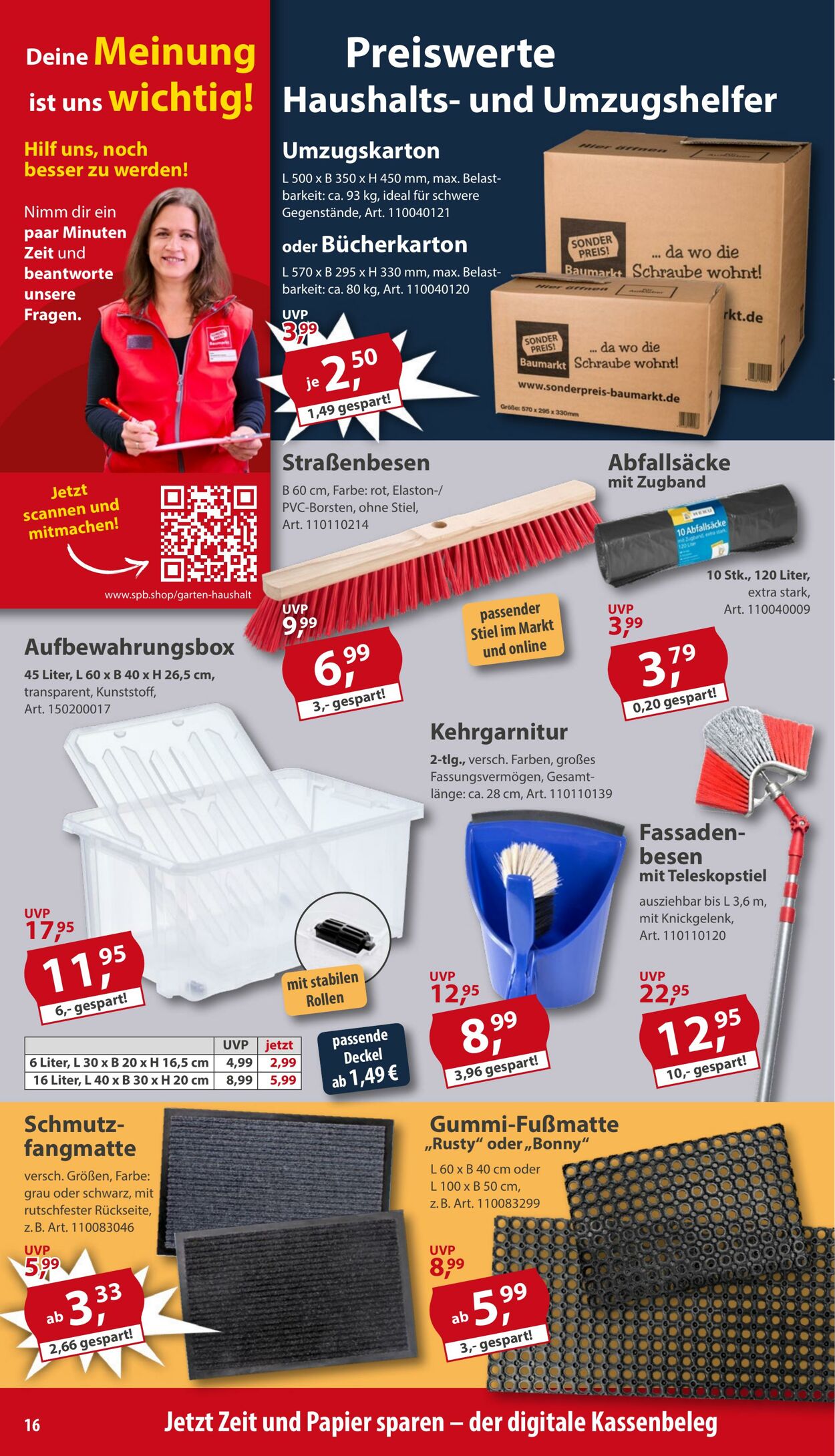 Prospekt Sonderpreis Baumarkt 28.02.2026 - 14.03.2026