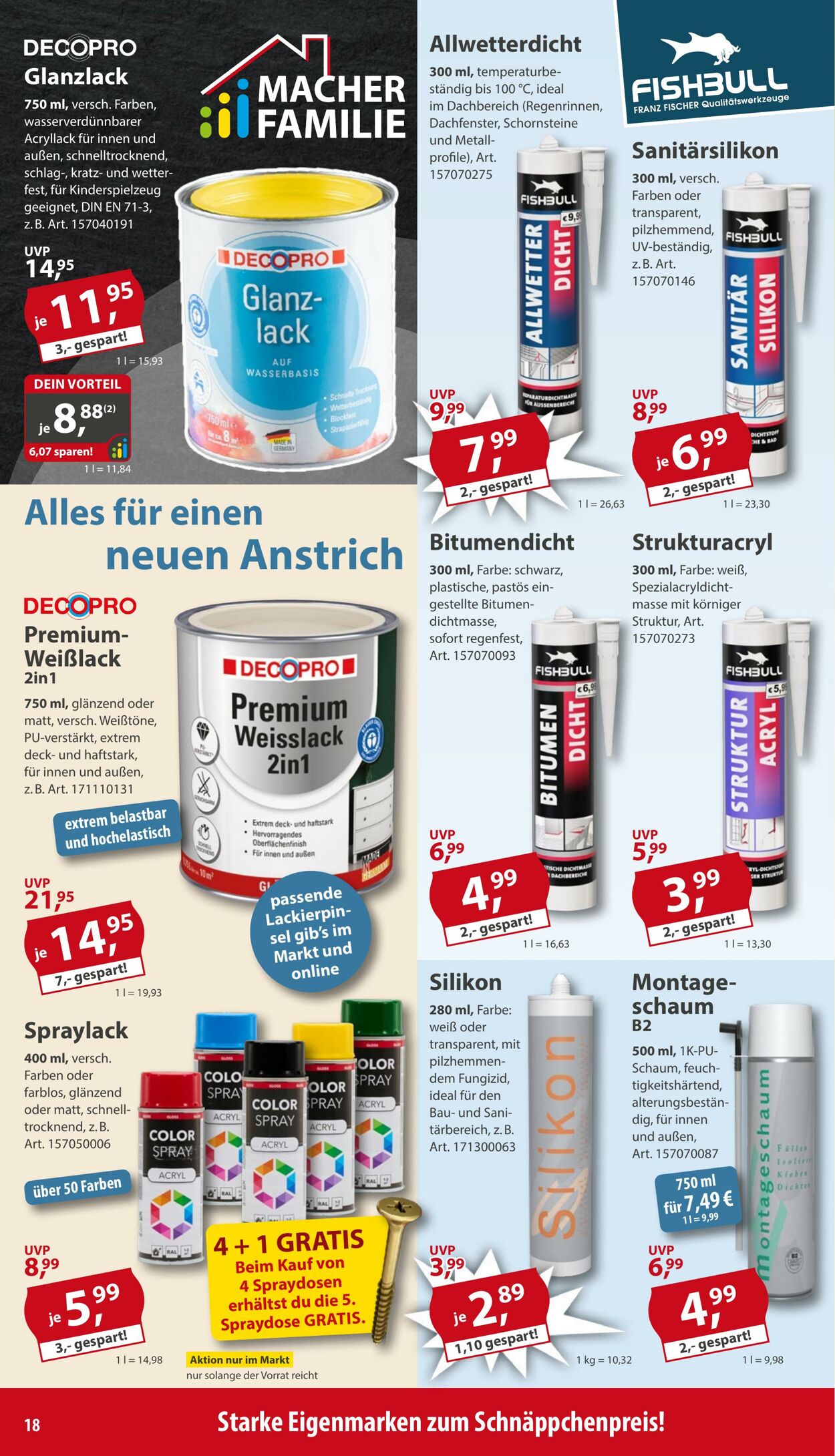 Prospekt Sonderpreis Baumarkt 28.02.2026 - 14.03.2026