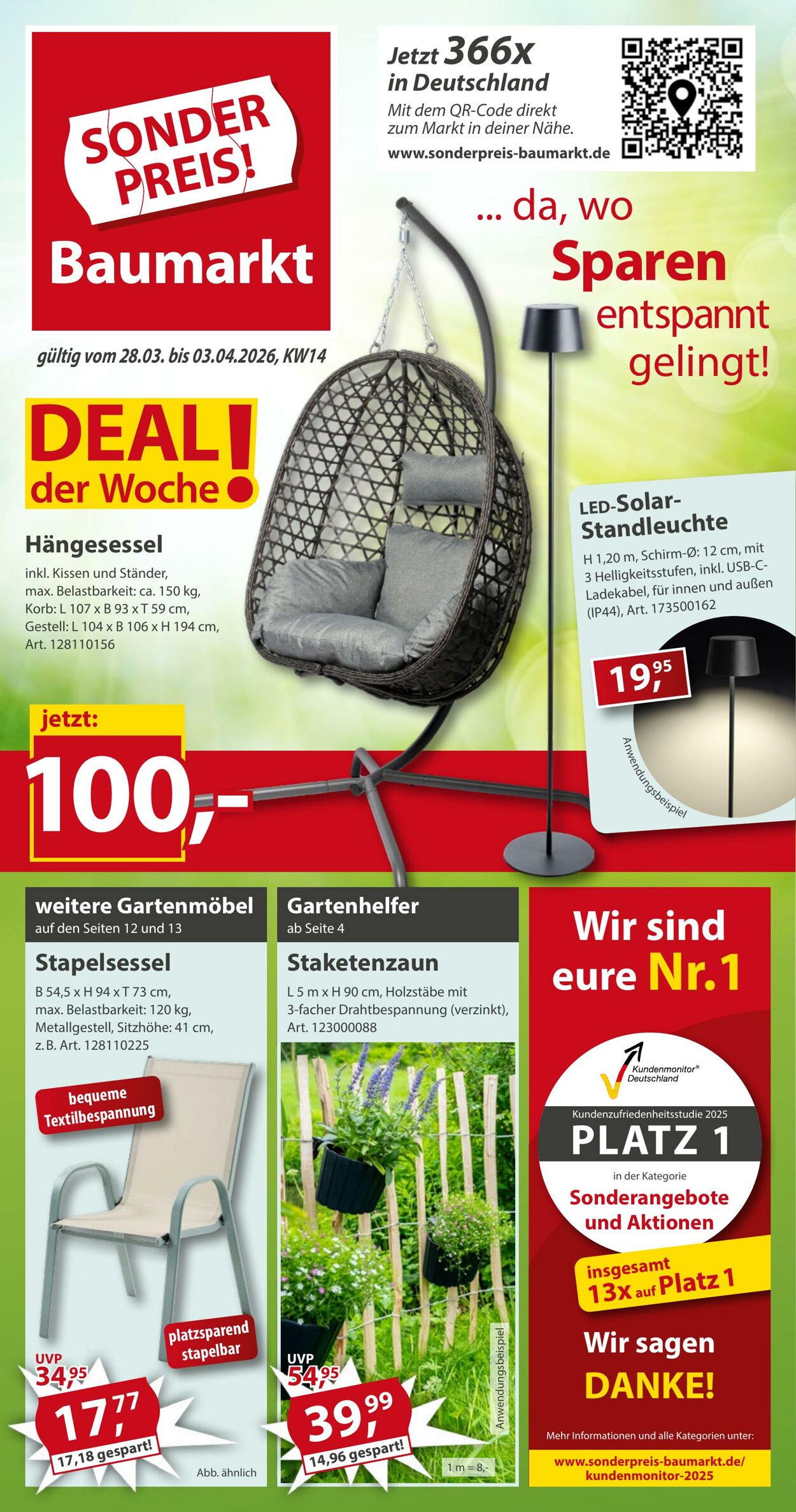 Prospekt Sonderpreis Baumarkt 21.03.2026 - 04.04.2026