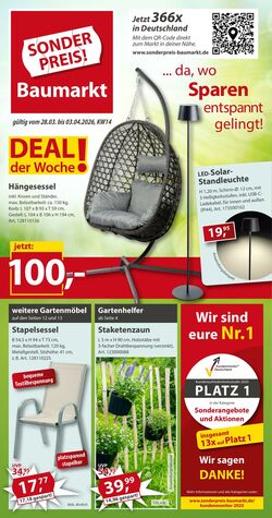 Prospekt Sonderpreis Baumarkt 30.05.2026 - 13.06.2026