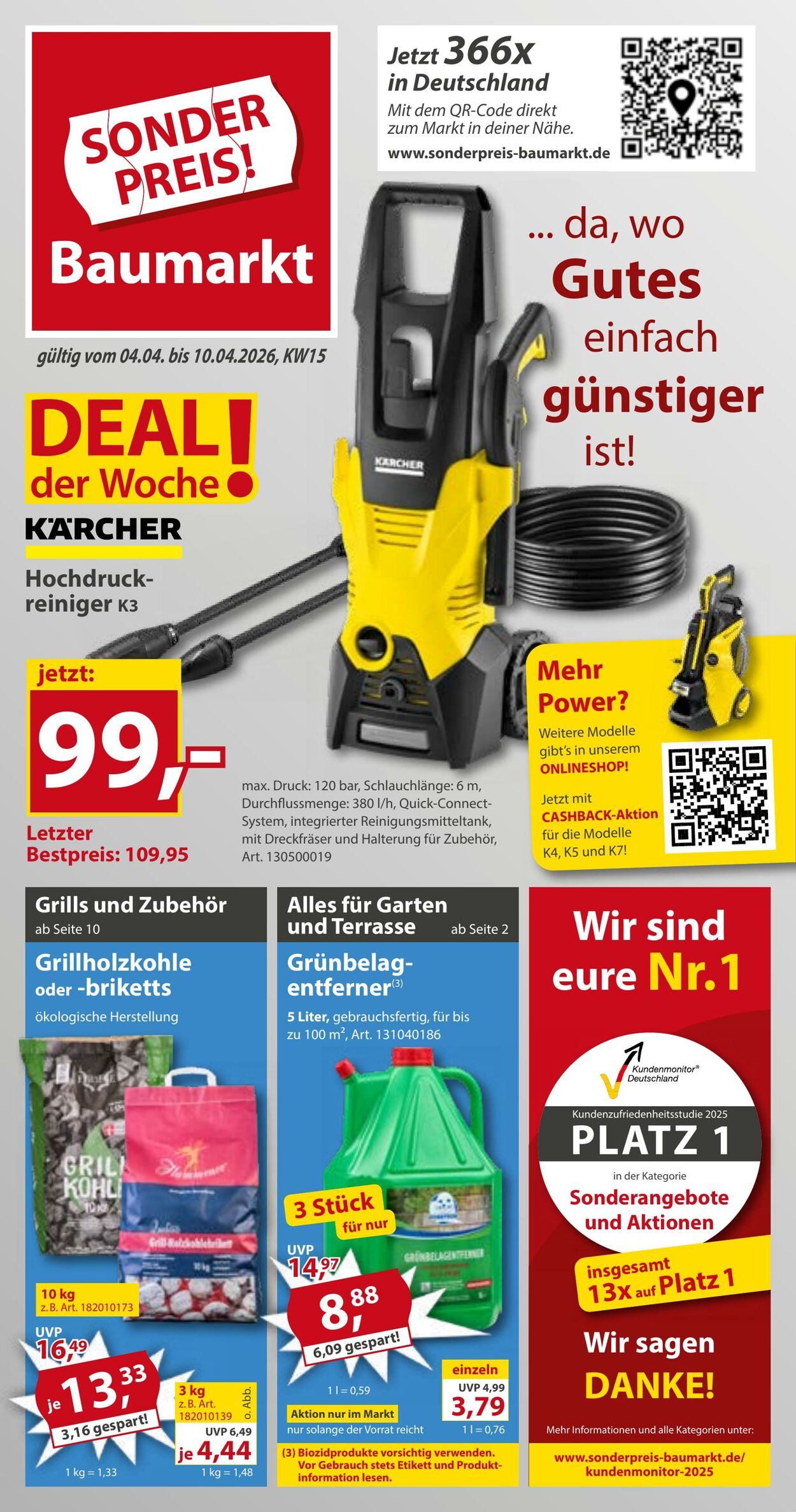 Prospekt Sonderpreis Baumarkt 28.03.2026 - 11.04.2026