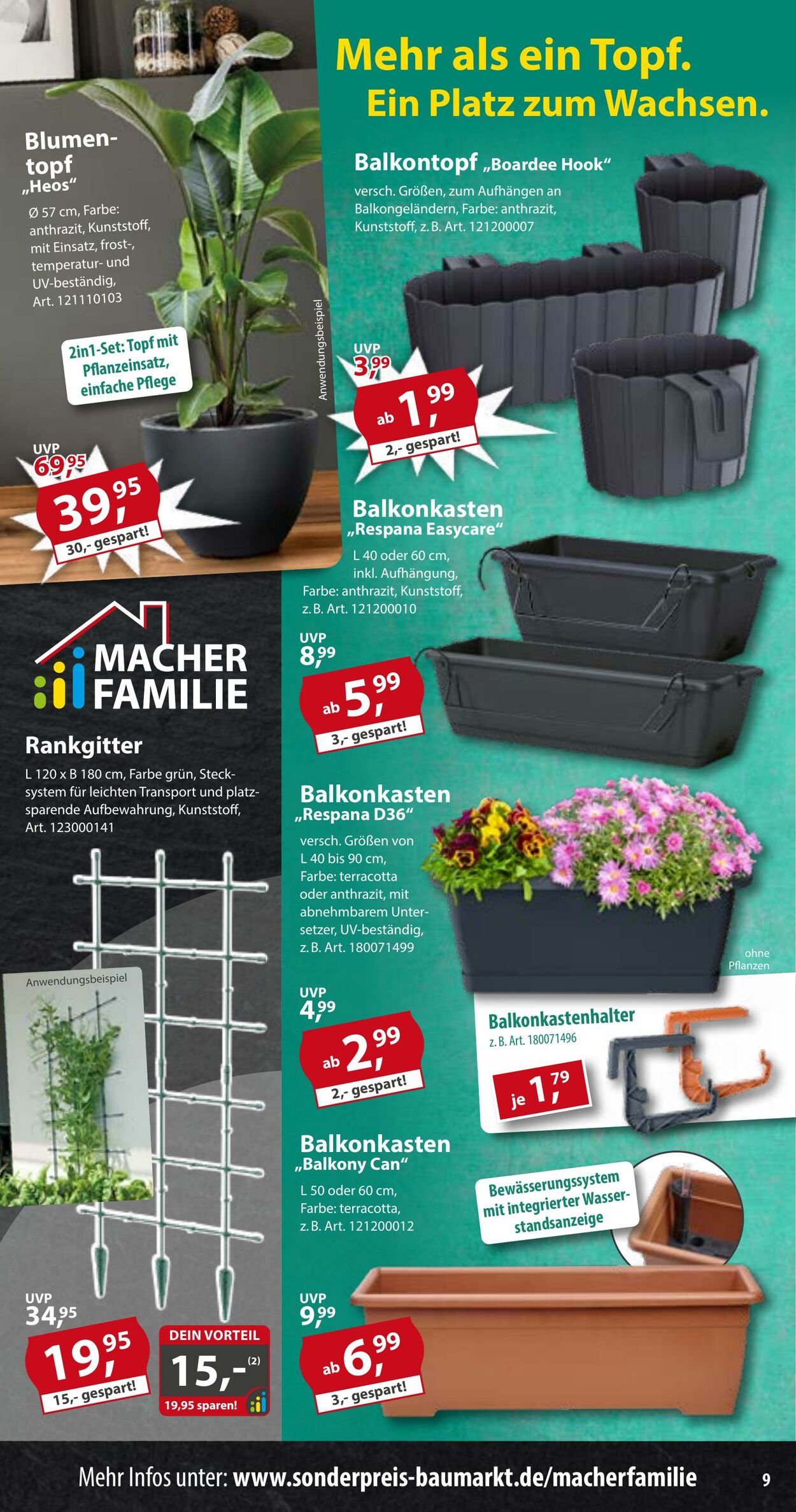 Prospekt Sonderpreis Baumarkt 04.04.2026 - 18.04.2026