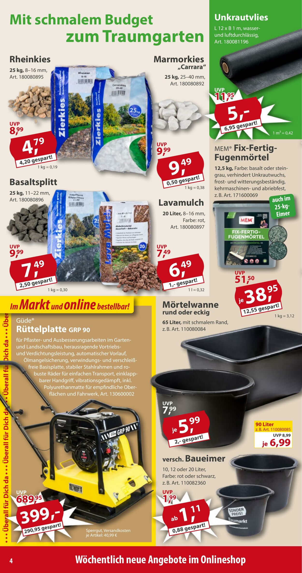 Prospekt Sonderpreis Baumarkt 11.04.2026 - 25.04.2026