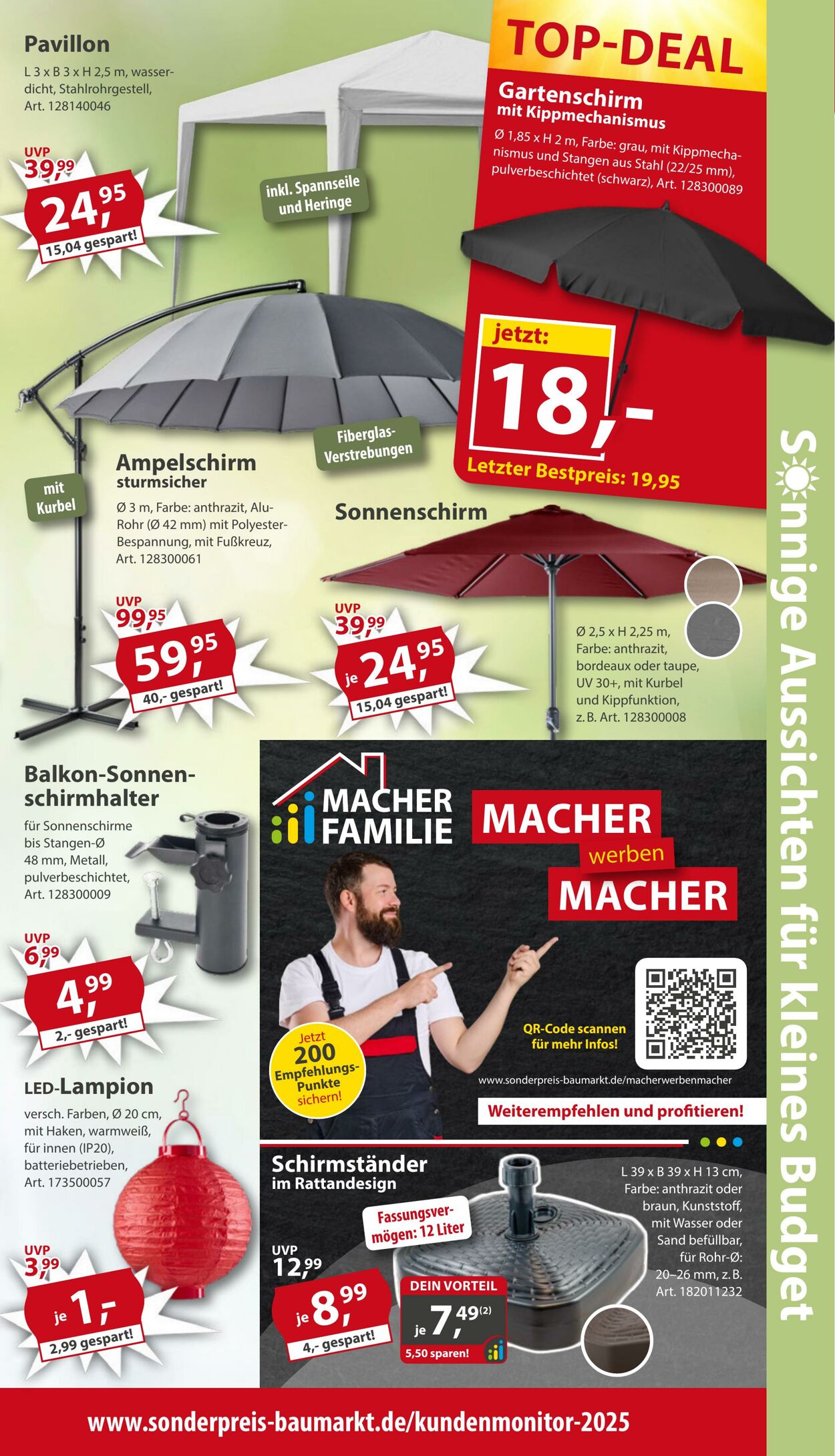 Prospekt Sonderpreis Baumarkt 11.04.2026 - 25.04.2026